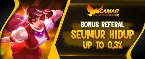 Bonus Referal Seumur Hidup 0.3% promotional banner