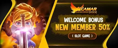 Bonus Selamat Datang 100% Member Baru promotional banner